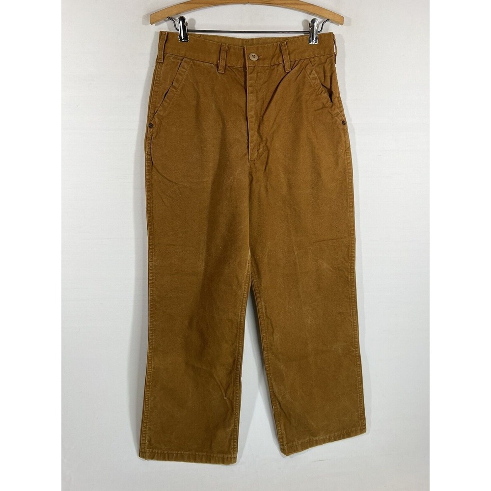 SafTBak Womens 26x29 Brown Canvas Work Pants Carpenter‎ Utility Gorpcore Outdoor